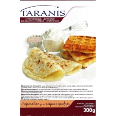 pannenkoeken en wafel mix, Taranis 300 gr. (glutenvrij)